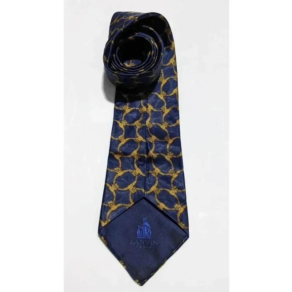 Lanvin Paris Patterned Silk